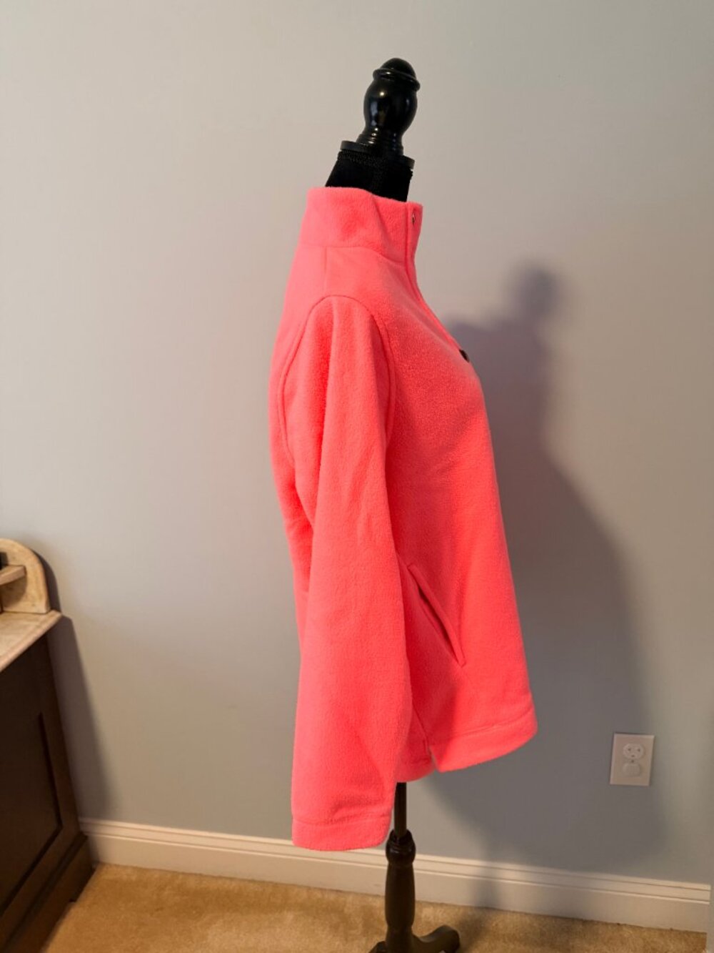 J. Crew Outerwear Sweatshirt Fleece L - Picture 2 of 3
